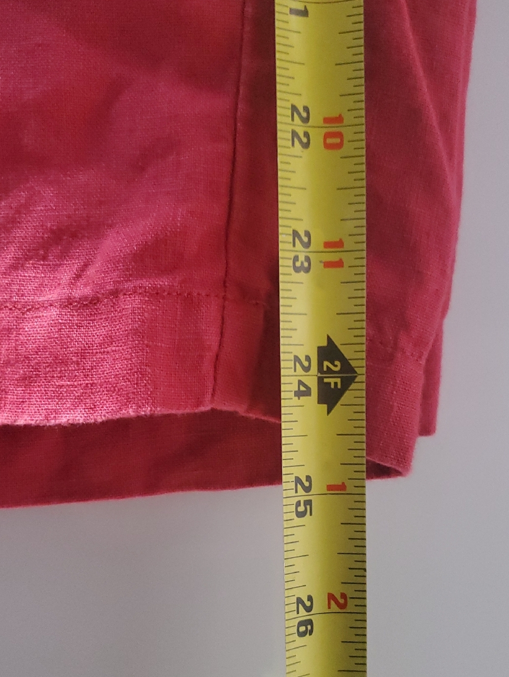 J.Jill Love Linen Wide-Leg Crop Pants Size Large Red Pink Resortwear Summer - Picture 12 of 15
